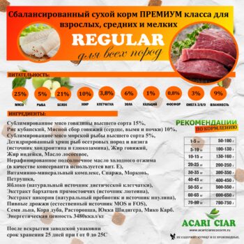 Acari Ciar Regular 2 Acari Ciar Regular 2
